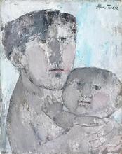 La Mère et l'enfant (bleu)