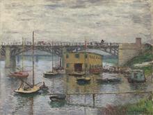 Le Pont à Argenteuil, un jour gris