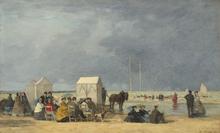 Baignade à Deauville