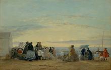 Coucher de soleil sur la plage