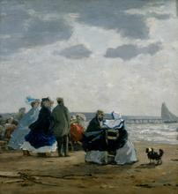 Sur la plage de Dieppe