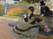 Sur le banc du jardin
