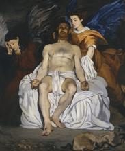 Le Christ mort et les anges