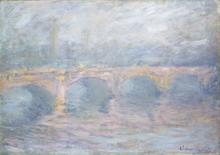 Pont de Waterloo, Londres, coucher de soleil