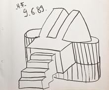 Étude de sculpture 36 - 1989