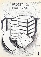Étude de sculpture 45 - 1990