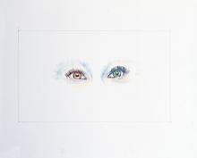 Etude préparatoire d'yeux