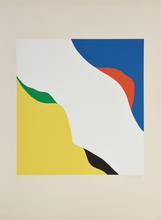 Pochoir Nuages (blanc diagonale), 1978