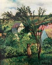 Cueillette des cerises à Auvers