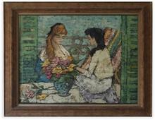 Femmes aux fleurs