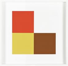 Maquette sans titre (angle jaune), 1975