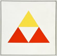 Composition sans titre aux triangles, 1974