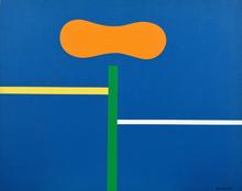 Composition sans titre à la forme orange, 1973