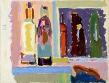 Nature morte au melon et aux pêches, 1952