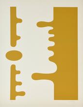 Pochoir Zen ocre, 1973