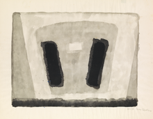 Deux Zibatons (lavis) - 1959