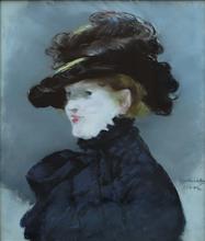 Méry Laurent au chapeau noir 