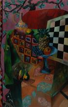 Nature morte au damier