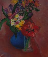 Nature morte au vase bleu