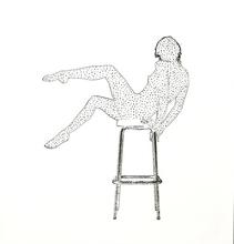 Nu sur tabouret 2 - 2018