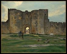 Porte de la Reine at Aigues-Mortes — 1867