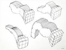 Projet de sculpture 1 - 1990