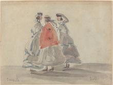 Trois femmes à Trouville