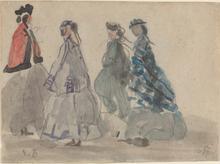 Quatre femmes à Trouville