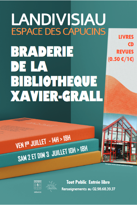 Braderie de la bibliothèque Xavier-Grall