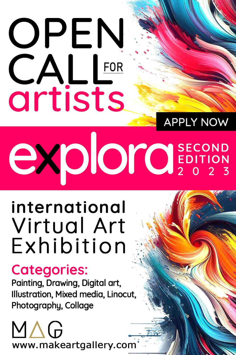 Open Call - International Virtual Group Exhibition Explora 2023