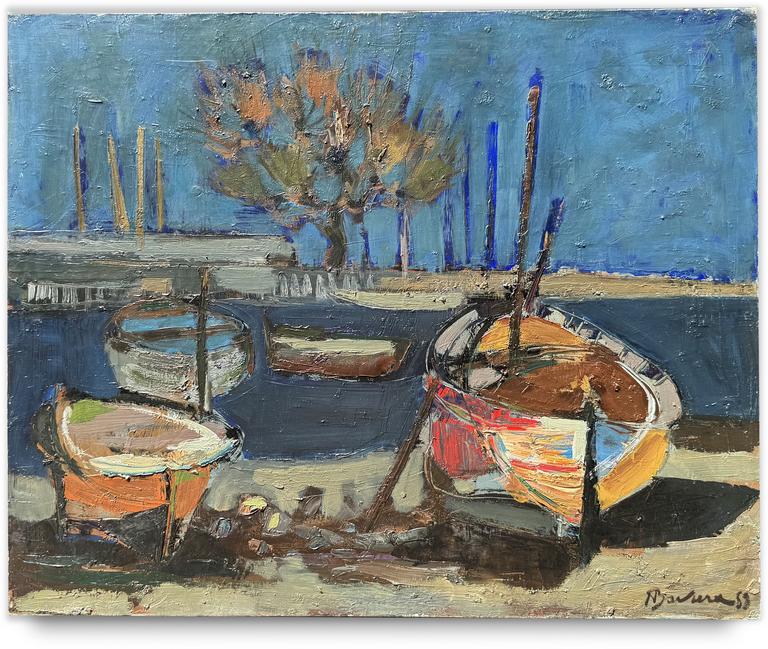 Catalogue raisonné, Henri Baviera, Port d'Antibes — 1959