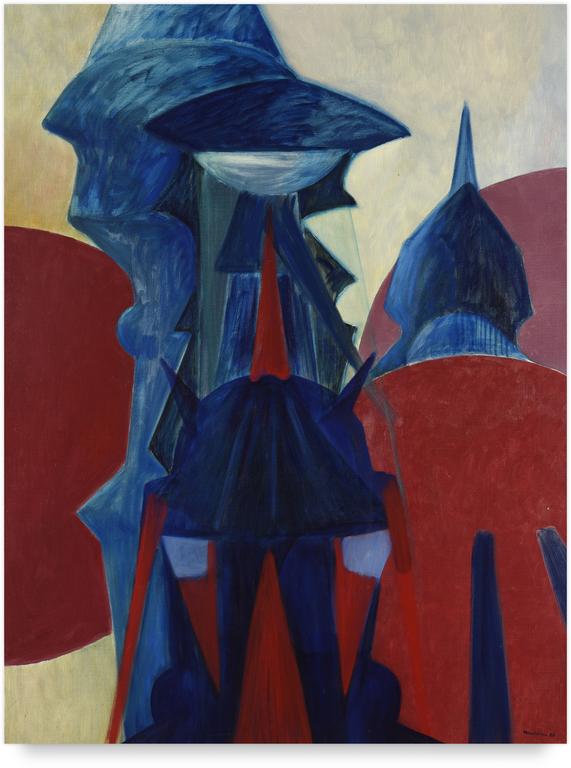 Catalogue raisonné, Henri Maccheroni, Bleus et rouges - 1968