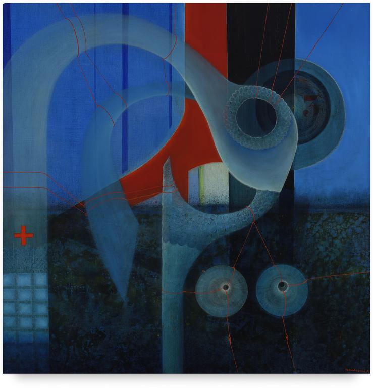 Catalogue raisonné, Henri Maccheroni, Bleus et rouges - 1971
