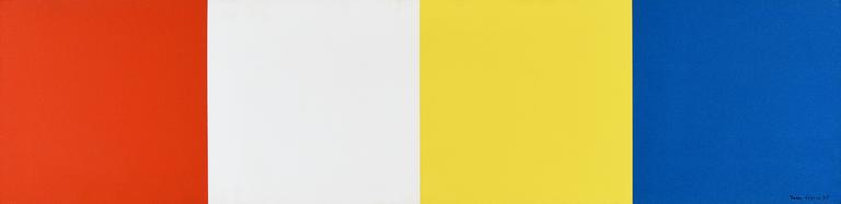 Jean Legros, Série des Suites (rouge, blanc jaune), 1975