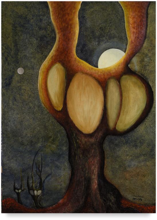 Catalogue raisonné, Henri Maccheroni, L'Arbre, Série "Les Mondes inachevés" - 1962