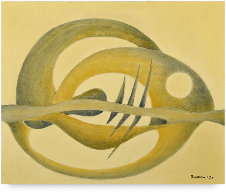 Catalogue raisonné, Henri Maccheroni, Le poisson, Série "Les Mondes inachevés" - 1962