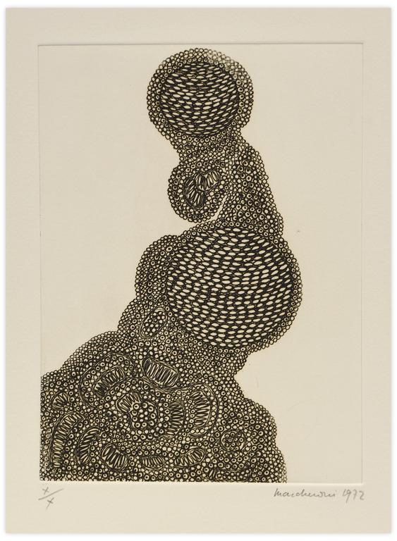 Catalogue raisonné, Henri Maccheroni, Phallucinations (noir) - 1972