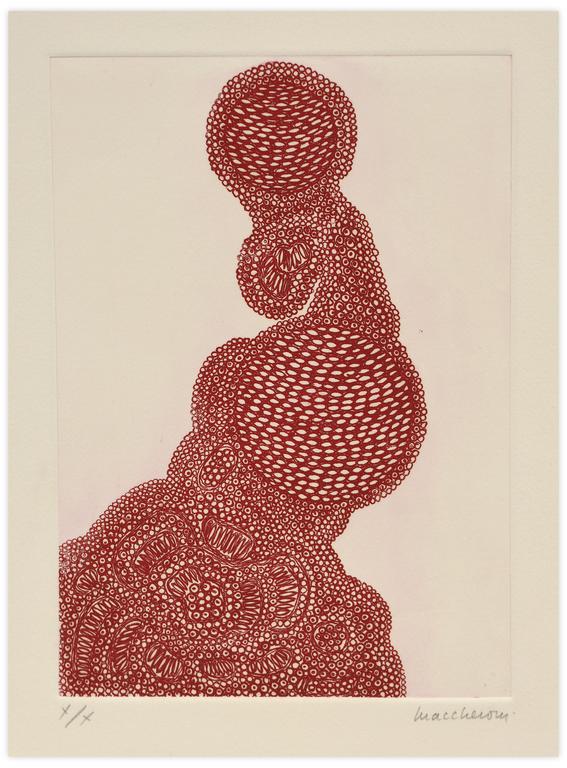 Catalogue raisonné, Henri Maccheroni, Phallucinations (rouge) - 1972