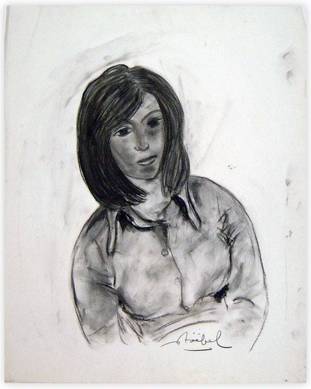 Catalogue raisonné, Edgar Stoëbel, portrait de femme — 