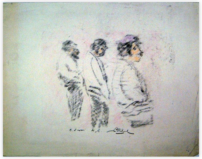 Catalogue raisonné, Edgar Stoëbel, litho - épreuve d'essai - Hébraïca — 