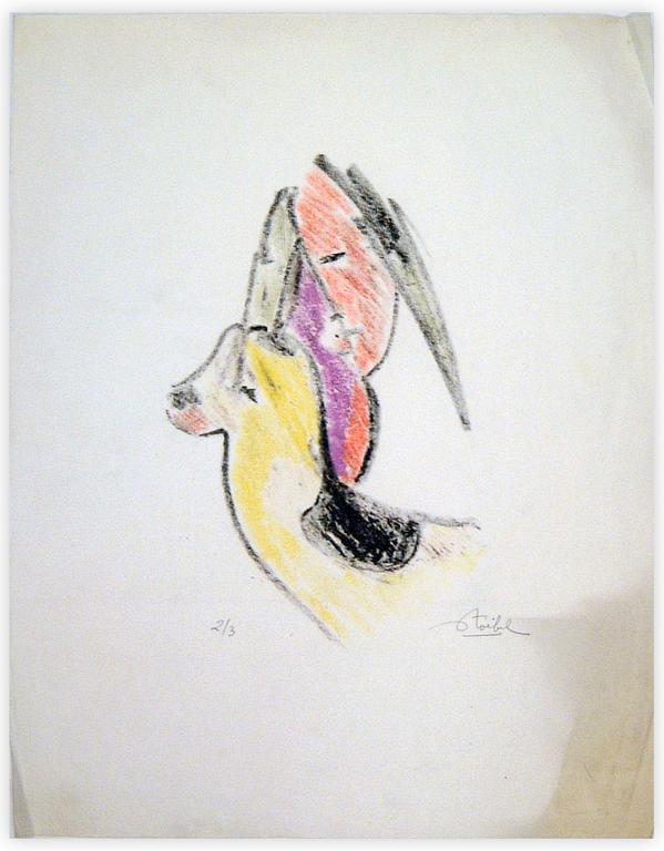 Catalogue raisonné, Edgar Stoëbel, litho 2/3 - 2 personnages — 