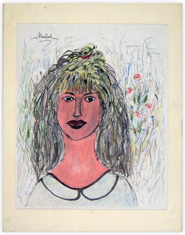 Catalogue raisonné, Edgar Stoëbel, portrait de femme — 