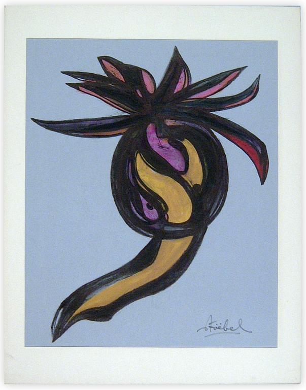 Catalogue raisonné, Edgar Stoëbel, abstract - "anémone" — 