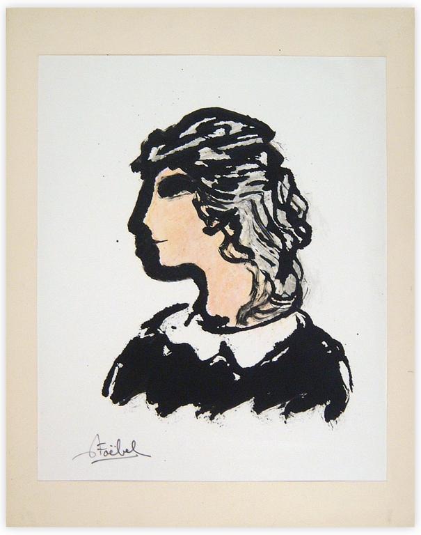 Catalogue raisonné, Edgar Stoëbel, profil de femme - Hébraïca ? — 