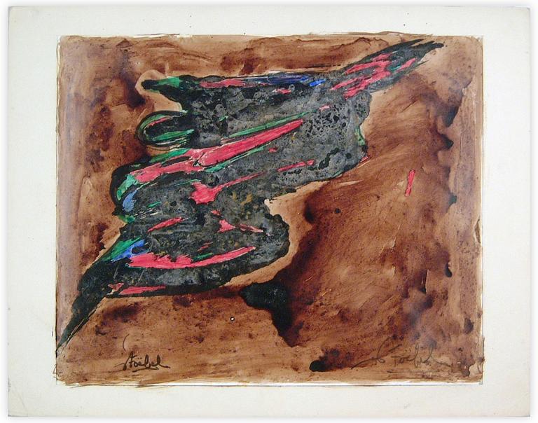 Catalogue raisonné, Edgar Stoëbel, lavis - abstract — 