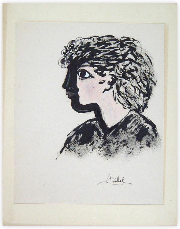 Catalogue raisonné, Edgar Stoëbel, profil de femme (buste) — 