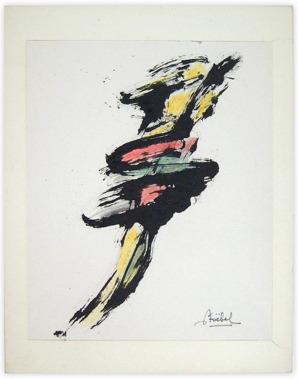 Catalogue raisonné, Edgar Stoëbel, abstract calligraphic — 