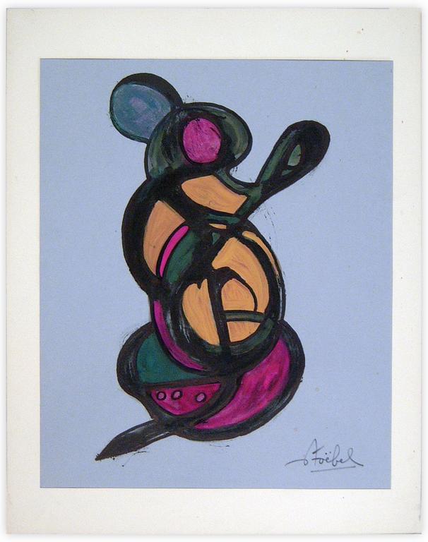 Catalogue raisonné, Edgar Stoëbel, abstract — 