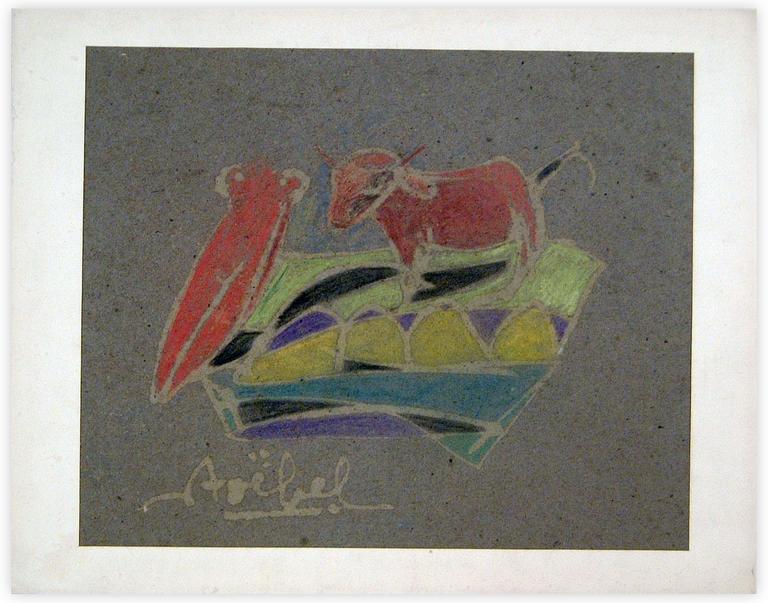 Catalogue raisonné, Edgar Stoëbel, abstract (bovin) — 