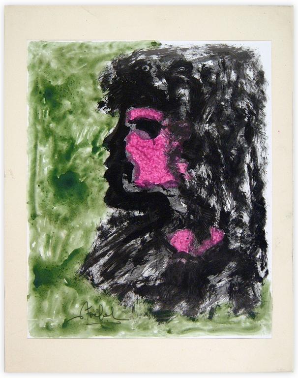 Catalogue raisonné, Edgar Stoëbel, femme de profil (buste) — 